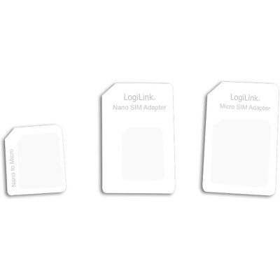 LogiLink AA0047 Weiß SIM-Kartenadapter - Kompatibilität der Kartentypen LogiLink AA0047 Weiß SIM-Kartenadapter - Kompatibilität der Kartentypen