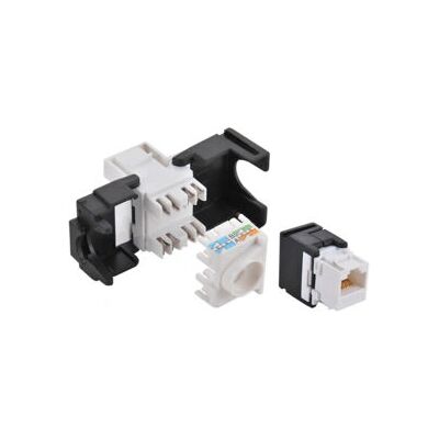 LogiLink NK4007 Keystone Modul - Netzwerk Stecker, Schwarz LogiLink NK4007 Keystone Modul - Netzwerk Stecker, Schwarz