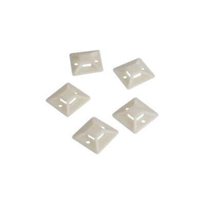 LogiLink Kabelbinderhalterungen - Beige - 28x28mm - 100 Stk - Kabelbinderhalterung LogiLink Kabelbinderhalterungen - Beige - 28x28mm - 100 Stk - Kabelbinderhalterung