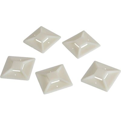LogiLink Kabelbinderhalter - ABS - 40x40mm - 100 Stk LogiLink Kabelbinderhalter - ABS - 40x40mm - 100 Stk