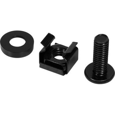LogiLink AC113 - 20 Käfigmuttern für 19'' Rack - Stahl, Schwarz LogiLink AC113 - 20 Käfigmuttern für 19'' Rack - Stahl, Schwarz