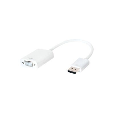 LogiLink CV0059B Weiß DisplayPort auf VGA Adapter - Video Kabel LogiLink CV0059B Weiß DisplayPort auf VGA Adapter - Video Kabel