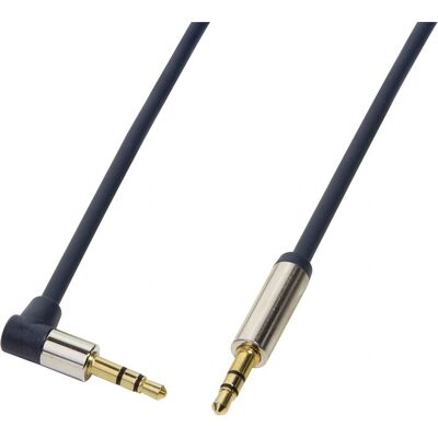 Cavo audio stereo LogiLink 3,5mm - 0,75m - Blu Cavo audio stereo LogiLink 3,5mm - 0,75m - Blu