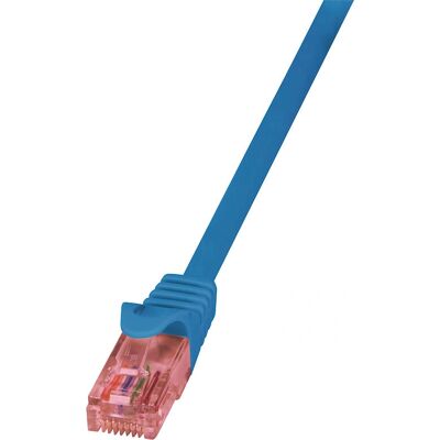 Cavo di rete Cat6 U/UTP 1,5m Blu LogiLink - Cavo di rete Cavo di rete Cat6 U/UTP 1,5m Blu LogiLink - Cavo di rete