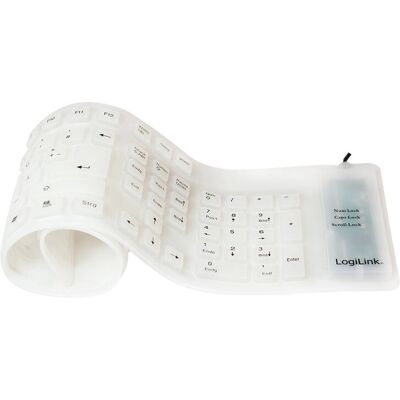 Teclado USB impermeable y flexible LogiLink - QWERTZ alemán Teclado USB impermeable y flexible LogiLink - QWERTZ alemán