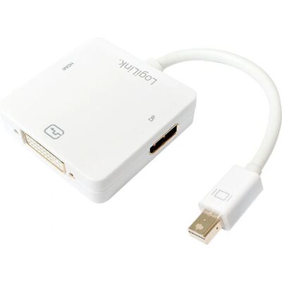 LogiLink CV0045A Videokabel-Adapter - 0,15m - Weiß - Video Kabeladapter LogiLink CV0045A Videokabel-Adapter - 0,15m - Weiß - Video Kabeladapter
