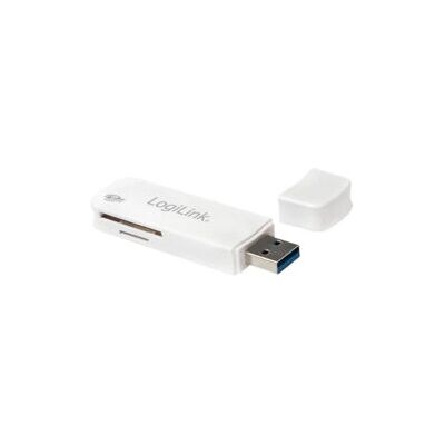 Lector de tarjetas LogiLink CR0034A - USB 3.0 - Blanco Lector de tarjetas LogiLink CR0034A - USB 3.0 - Blanco