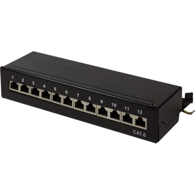 LogiLink NP0017 12 Port Patch Panel - Ethernet & Power over Ethernet LogiLink NP0017 12 Port Patch Panel - Ethernet & Power over Ethernet