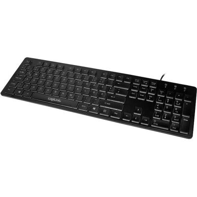 LogiLink ID0138 Keyboard - German Backlit, USB, Universal LogiLink ID0138 Keyboard - German Backlit, USB, Universal
