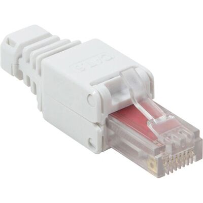 LogiLink MP0025 Fehér RJ-45 Cat 6 Elemek nélküli csatlakozó LogiLink MP0025 Fehér RJ-45 Cat 6 Elemek nélküli csatlakozó