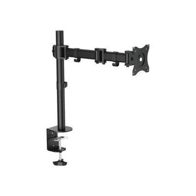 Soporte para monitor de 27 pulgadas LogiLink negro - Brazo ajustable de escritorio Soporte para monitor de 27 pulgadas LogiLink negro - Brazo ajustable de escritorio
