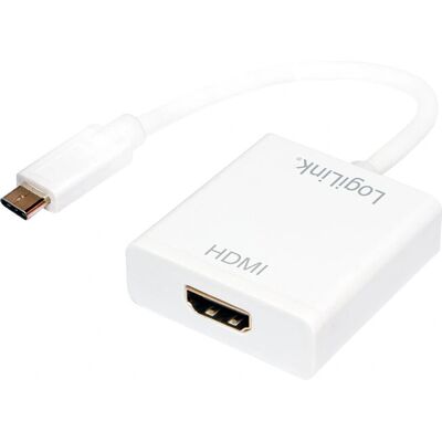 LogiLink UA0236A USB-C HDMI Adapter - Weiß - USB-Grafikadapter LogiLink UA0236A USB-C HDMI Adapter - Weiß - USB-Grafikadapter
