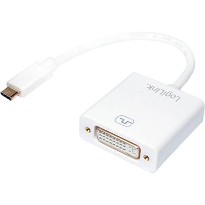 LogiLink UA0245A USB DVI Adapter - Weiß - Video Kabeladapter LogiLink UA0245A USB DVI Adapter - Weiß - Video Kabeladapter