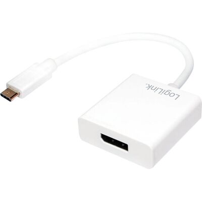 LogiLink UA0246A USB/DisplayPort Adapter - 14cm Weiß LogiLink UA0246A USB/DisplayPort Adapter - 14cm Weiß
