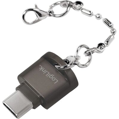 Leitor de cartões microSD LogiLink CR0039 - Chaveiro OTG USB-C Leitor de cartões microSD LogiLink CR0039 - Chaveiro OTG USB-C