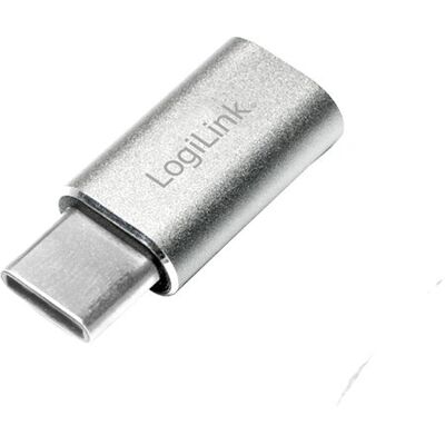 LogiLink USB3.1-C / Micro USB2.0 Plata - Adaptador de cable LogiLink USB3.1-C / Micro USB2.0 Plata - Adaptador de cable