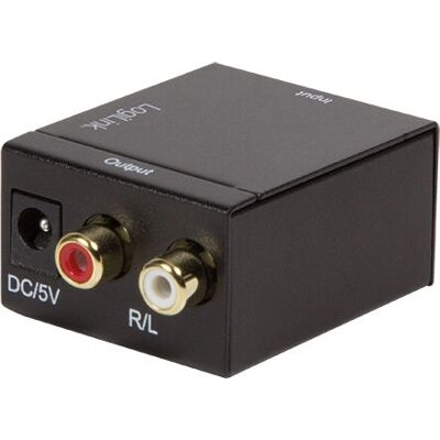 LogiLink CA0100 Digitális Toslink-hez RCA hangátalakító LogiLink CA0100 Digitális Toslink-hez RCA hangátalakító