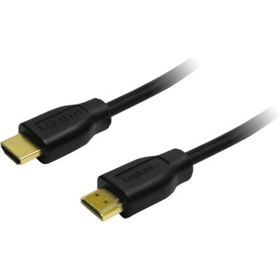 LogiLink HDMI Kabel - 7,5m - Hochgeschwindigkeit mit Ethernet - Schwarz LogiLink HDMI Kabel - 7,5m - Hochgeschwindigkeit mit Ethernet - Schwarz