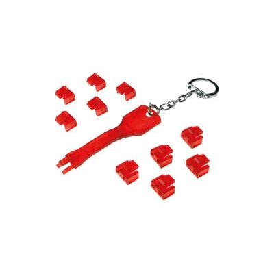 LogiLink MP0042 Blocare Port RJ45 Transparent - Piesă de Calculator LogiLink MP0042 Blocare Port RJ45 Transparent - Piesă de Calculator