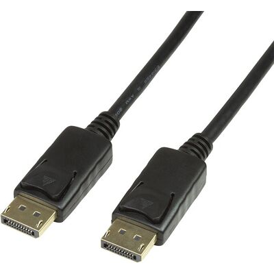Cablul DisplayPort LogiLink CV0077 10m - 1.2, Negru Cablul DisplayPort LogiLink CV0077 10m - 1.2, Negru