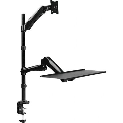 Supporto monitor LogiLink BP0030 - Fino a 27" - Nero Supporto monitor LogiLink BP0030 - Fino a 27" - Nero