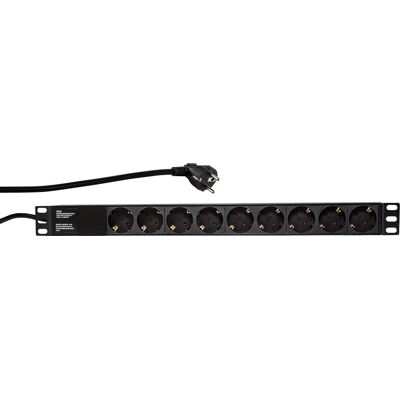 LogiLink PDU9C03 Protezione da Sovratensioni - 9 Prese - Rack 19" LogiLink PDU9C03 Protezione da Sovratensioni - 9 Prese - Rack 19"