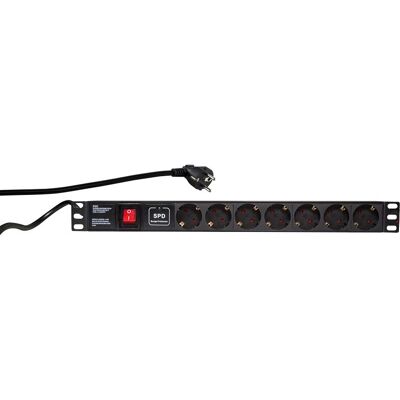 LogiLink PDU7C01 Überspannungsschutz - 7 Steckdosen, 230V, 2m Kabel LogiLink PDU7C01 Überspannungsschutz - 7 Steckdosen, 230V, 2m Kabel