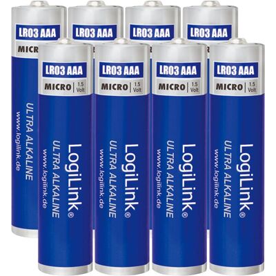 LogiLink LR03F8 AAA Alkaline Batterie - Haushaltsbatterie LogiLink LR03F8 AAA Alkaline Batterie - Haushaltsbatterie