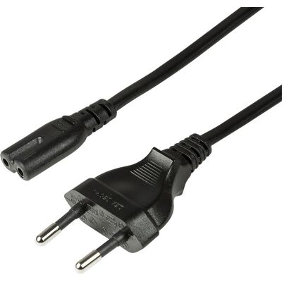 LogiLink CP145 Virtajohto - 3m, musta, euroliitin, VDE-testattu LogiLink CP145 Virtajohto - 3m, musta, euroliitin, VDE-testattu