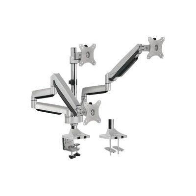 Soporte de monitor LogiLink - Brazo ajustable para 3 pantallas - Metal Soporte de monitor LogiLink - Brazo ajustable para 3 pantallas - Metal