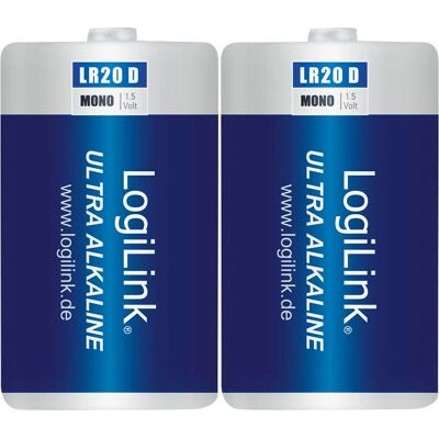 LogiLink LR20B2 - 10200mAh D Batterie - Haushaltsbatterie LogiLink LR20B2 - 10200mAh D Batterie - Haushaltsbatterie