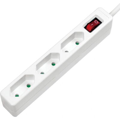 LogiLink Witte Verlengsnoer LPS230 - Stekkerdoos LogiLink Witte Verlengsnoer LPS230 - Stekkerdoos