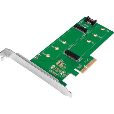 LogiLink PC0083 Schnittstellenkarte - Unterstützt 2 M.2 SSDs LogiLink PC0083 Schnittstellenkarte - Unterstützt 2 M.2 SSDs