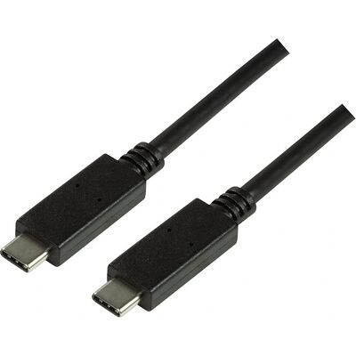 LogiLink USB-C zu USB-C Kabel - 4K/60Hz - 100W - 1m - USB 3.2 Gen 2 - Schwarz LogiLink USB-C zu USB-C Kabel - 4K/60Hz - 100W - 1m - USB 3.2 Gen 2 - Schwarz
