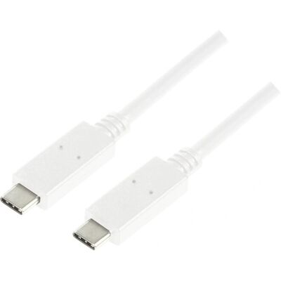 LogiLink USB-C 3.2 Gen 2 Kabel - 0,5 m Weiß LogiLink USB-C 3.2 Gen 2 Kabel - 0,5 m Weiß