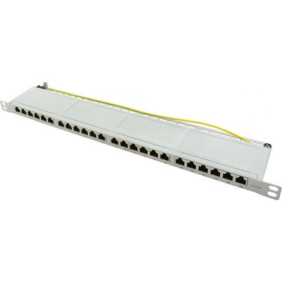 LogiLink NP0062 Panel de brassage 24 ports - Haute densité 0,5U, RAL7035 - Publicité LogiLink NP0062 Panel de brassage 24 ports - Haute densité 0,5U, RAL7035 - Publicité