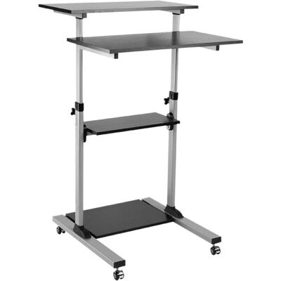 LogiLink BP0070 - Höhenverstellbarer Computertisch - Schwarz/Grau LogiLink BP0070 - Höhenverstellbarer Computertisch - Schwarz/Grau