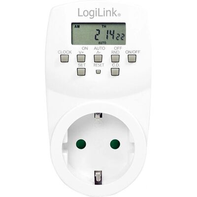 LogiLink ET0007 Binnen Digitale Timer - Energiezuinige Timer LogiLink ET0007 Binnen Digitale Timer - Energiezuinige Timer