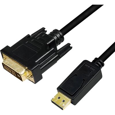 LogiLink 2m DisplayPort auf DVI-D Kabel - Full HD 1080p LogiLink 2m DisplayPort auf DVI-D Kabel - Full HD 1080p