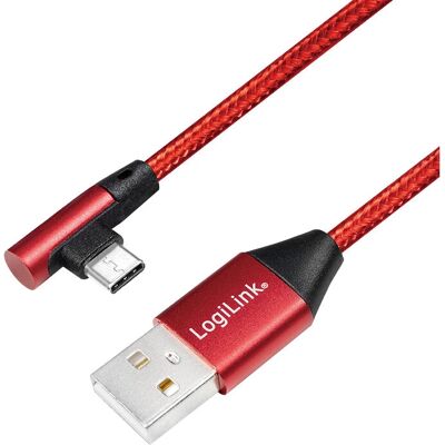 Câble USB LogiLink CU0146 - 1m - Rouge - USB 2.0 Câble USB LogiLink CU0146 - 1m - Rouge - USB 2.0
