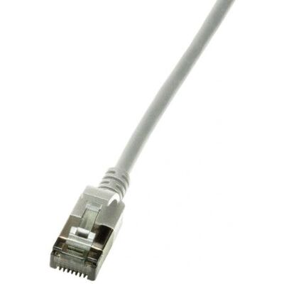 Câble réseau LogiLink Slim U/FTP 0,5 m Cat6a Gris - Publicité Câble réseau LogiLink Slim U/FTP 0,5 m Cat6a Gris - Publicité