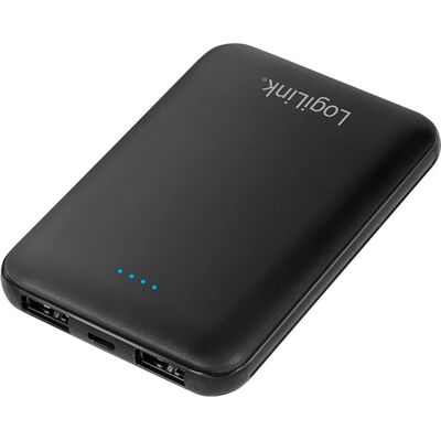 LogiLink Power Bank PA0202 - 5000mAh, Dual USB, Schwarz LogiLink Power Bank PA0202 - 5000mAh, Dual USB, Schwarz