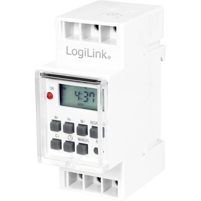 LogiLink ET0010 Digitaler Timer - Täglich/Wöchentlich - Weiß LogiLink ET0010 Digitaler Timer - Täglich/Wöchentlich - Weiß