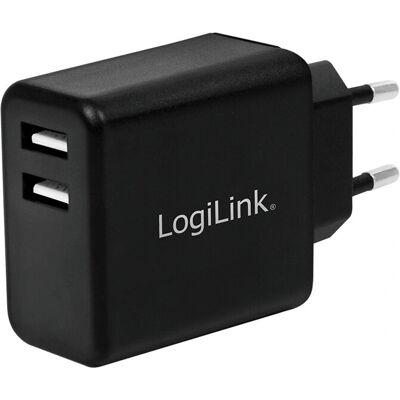 LogiLink PA0210 Universal-Ladegerät - Kompakt 5V/2,4A - Schwarz LogiLink PA0210 Universal-Ladegerät - Kompakt 5V/2,4A - Schwarz