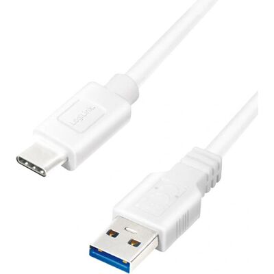 Cable USB LogiLink CU0172 - USB 3.2 Gen 1 - 0,15m - Blanco Cable USB LogiLink CU0172 - USB 3.2 Gen 1 - 0,15m - Blanco
