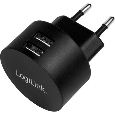 LogiLink PA0218 USB-Ladegerät - Schnellladung, 2 USB-Ports LogiLink PA0218 USB-Ladegerät - Schnellladung, 2 USB-Ports