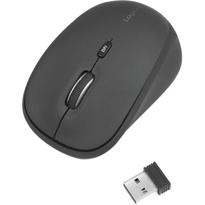 Mouse wireless LogiLink ID0193 - Ergonomico, 1600 DPI, Portata 10m Mouse wireless LogiLink ID0193 - Ergonomico, 1600 DPI, Portata 10m