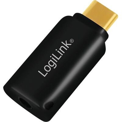 Adattatore audio USB-C a 3,5 mm LogiLink - DAC di alta qualità Adattatore audio USB-C a 3,5 mm LogiLink - DAC di alta qualità