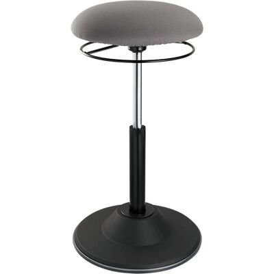 Chaise de selle LogiLink EO0022 - Siège de bureau ajustable - Tissu gris Chaise de selle LogiLink EO0022 - Siège de bureau ajustable - Tissu gris