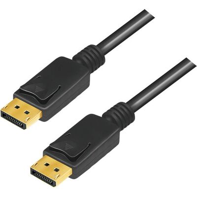 Kabel DisplayPort LogiLink - 5 m Czarny - Obsługa DisplayPort 1.4 Kabel DisplayPort LogiLink - 5 m Czarny - Obsługa DisplayPort 1.4